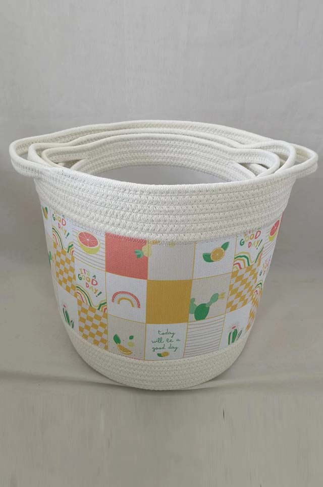 Fabric Storage Basket 14