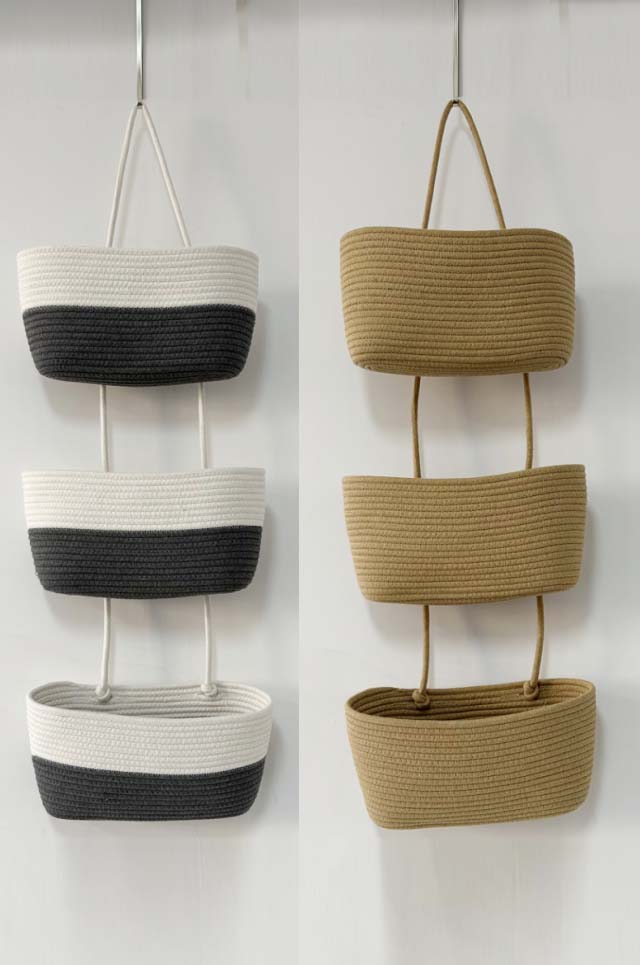 Woven Rope Storage Basket 19