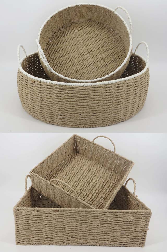 Woven Rope Storage Basket 22