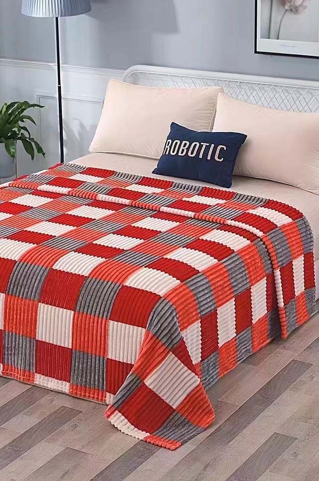 flannel fleece bed blanket 76